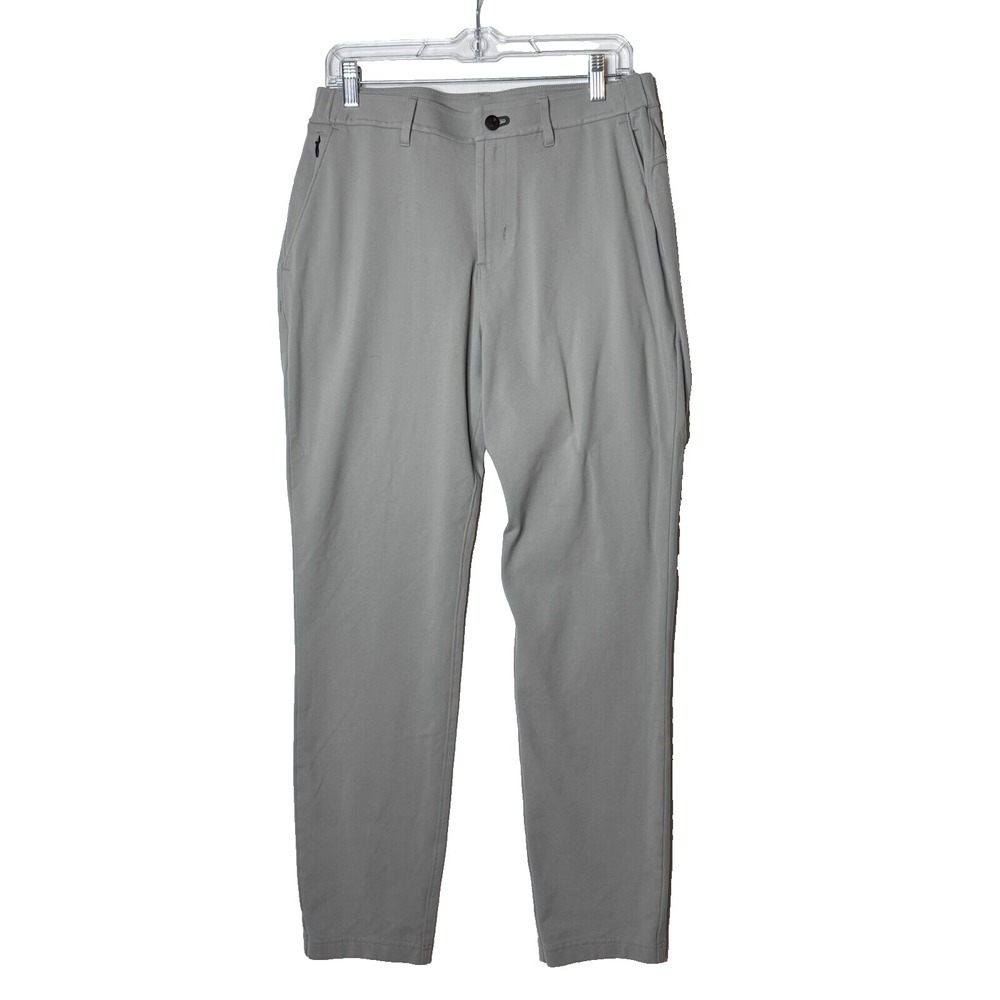 Public Rec Performance Pants Measured Sz 31x31 Tag 33/32 Stretch Gray Zip Pocket